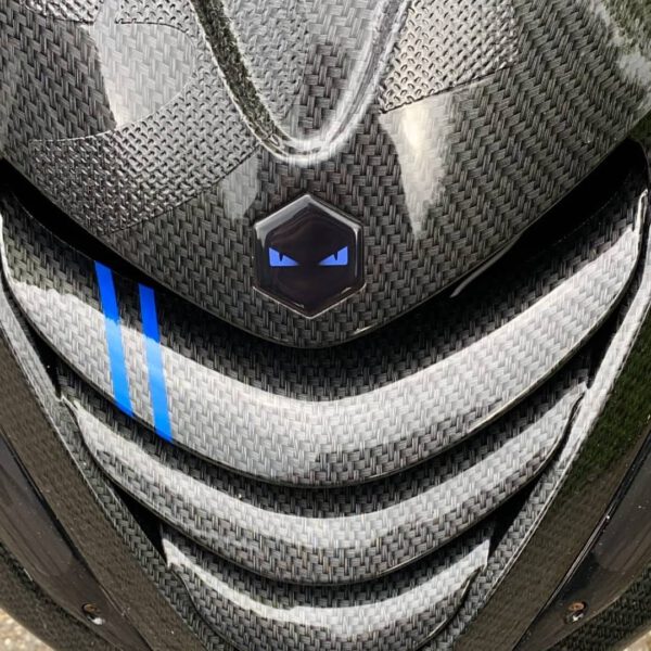 Boze Ogen sticker Piaggio Zip blauw