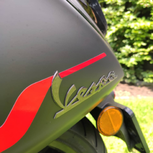 Vespa Sprint stickers zwart